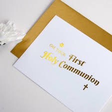 The first time they receive the eucharist marks the beginning of a new chapter of their faith. Personalised First Holy Communion Gift By Ant Design Gifts Notonthehighstreet Com