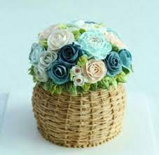 Buttercream Floral Cake Buttercream Flower Cake Buttercream Flowers Frosting Flowers
