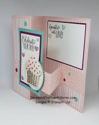 Pcc322 Color Challenge Cards And Crafts With Karen Cupcake Birthday Cards Z Cards Fun Fold Cards