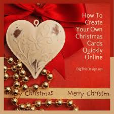Email your card on christmas morning or text it on christmas eve! How To Create Your Own Christmas Cards Quickly Online Dig This Design