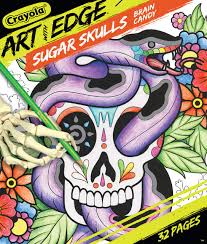 Colorings for adults is a great way to take care of yourself and calm down. Amazon Com Crayola Sugar Skulls Coloring Book Volume 3 Teen Coloring Page Count Style May Vary Toys Games