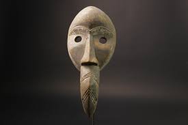 Afrikanische Dan-Vogelmaske geschnitztes Holz-Guinea Schnabel traditionelle  zeremonielle ethnische Skulptur Wohnkultur Wandkunst Sammlerstück  Stammesartifact-5837