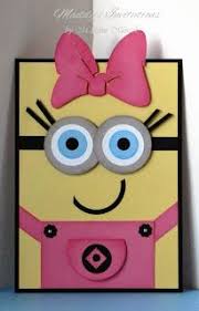 It's a fun craft and moms will love getting this. 45 Minion Card And Papercraft Ideas Minion Card Kids Cards Cards Handmade