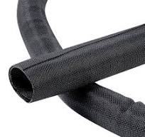 Amazon.com: Black Braided Cable Management Sleeves Wire Loom ...