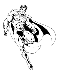 For an easier drawing, simply color these sections red, without the shadows. Superman 83620 Superheroes Printable Coloring Pages