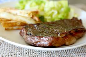 The best friend you can have when roasting a nice cut of beef is a reliable meat thermometer: Alton Brown S Pan Seared Rib Eye Recipe 13 Of Alton Brown S Most Popular Recipes From The Original Good Eats Popsugar Food Photo 8