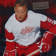 Mister Hockey Glen Green Sports Sports Art Detroit Hockey Detroit Red Wings Hockey Red Wings Hockey