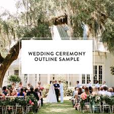 Wedding Ceremony Outline Sample Ceremony Outline Wedding Ceremony Outline Wedding Planning Guide