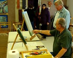 Marching through the Brookings Second Saturday Art Walk
