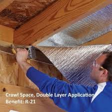Reflectix 24 In X 25 Ft Double Reflective Insulation With Staple Tab St24025 The Home Depot Reflective Insulation Home Insulation Basement Insulation
