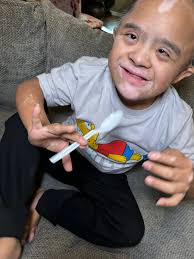 Happy thanksgiving thier the only ones ready for the day momma been  throwing elbow in the kitchen 💜 #medicalmomnicole