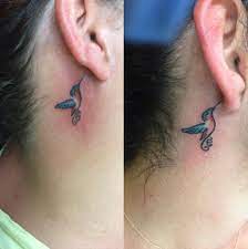 16 Tiny Ear Tattoos That Are Perfect For Minimalists Tiny Ear Tattoo Ear Tattoo Tattoos Behind The Ear