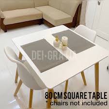 A dining table is one such place where the bonding of every individual grows. Restock 80cm Square Scandinavian Dining Table On Sale Shopee Philippines