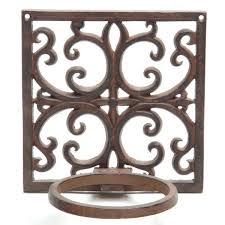 Clamp on holder for rimmed flower pots: Image Result For Cast Iron Wall Mounted Plant Holder Wall Plant Holder Flower Pot Holder Wall Mounted Plant Holder