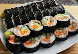 When you are looking for lunch on the . Kimbap Korean Seaweed Curry Rice Erasmus Experience Hanoi