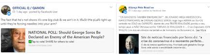 The qanon phenomenon sprawls across a patchwork of secret facebook groups, twitter accounts and youtube videos. Anti Soros Conspiracies On Facebook And Twitter Surge During George Floyd Protests Isd