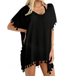Black Beach Cover Up Womens Chiffon Summer Sun Protective Loose Swimsuit Bikini Beach Cover Ups Black Cy18657uawt Women Swimsuits Bathing Suit Covers Swimwear Cover Ups