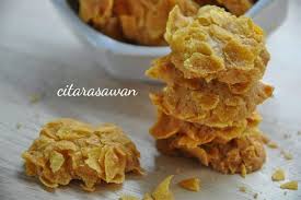 Biskut Cornflakes Crunch Cornflakes Crunch Cookies Resep Makanan Resep Biskuit Makanan Dan Minuman