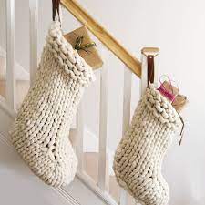 I don't know how to knit, and sadly i don't have enough money to purchase endless pairs of gorgeous american duchess stockings, so having beautiful period looking stockings to go with my outfits by buying some very stretchy black mesh fabric i'm making my own seamed hose that fit me properly! Knit Kit Jumbo Christmas Stocking Small Lauren Aston Designs