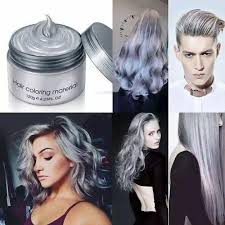 Similar to the merman craze, more men have if you're interested in experimenting with hair dye or different colors such as platinum, ash blonde, copper blonde, highlights or white, you'll want to check out this guide! Hair Color Temporary Styling Wax For Men Women Ash Grey Buy Online At Best Prices In Pakistan Daraz Pk