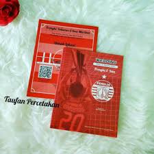 Pilih lah undangan yang tepat yang sesuai dengan tema pernikahan anda. Undangan Pernikahan Persija Bola Paket Lengkap Sampai Finishing Dilipat Masuk Plastik Shopee Indonesia