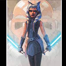 Ahsoka Tano Leader Of The 332nd Company Honestly I Can T Wait For The Siege Of Mandalore Cred Star Wars Drawings Star Wars Pictures Star Wars Poster