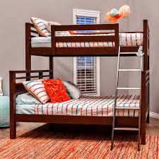 Quinn Twin Over Full Bunkbed Brown Costco Bunk Beds Cool Bunk Beds Girls Bunk Beds
