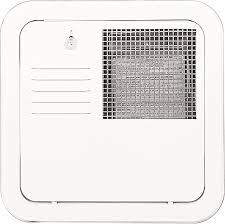 Radius corner water heater door colonial white water heater doors are exposed to the environment and get frequent use. Amazon Com Suburban 6255apw Polar White Water Heater Automotive