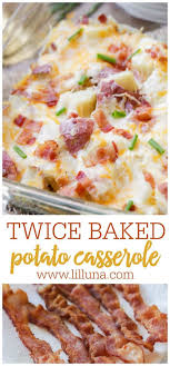 Twice Baked Potato Casserole Recipe Video Lil Luna Recipe In 2020 Potatoe Casserole Recipes Potato Side Dishes Twice Baked Potatoes Casserole