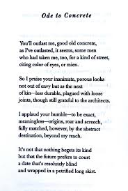 Joseph Brodsky Ode To Concrete Reference Joseph Brodsky Collected Poems In English Farraf Straus And Giroux New Poems In English Poems Words