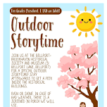 Outdoor Storytime at the Bellport Brookhaven Historical Society
