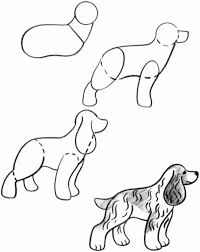 How To Draw A Dog Step By Step Easily Animal Drawings Dog Drawing Drawings