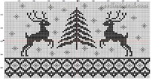 Deer cross stitch patterns free. Deer Tree Christmas Stitching Pattern Needlenthread Com