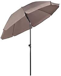 Sekey Sonnenschirm 200 Cm Marktschirm Gartenschirm Terrassenschirm Taupe Rund Sonnenschutz Uv25 Terrassenschirm Sonnenschirm Gartenschirm