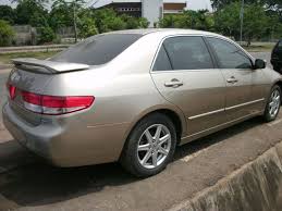 Sharp Ride Tokunbo 2003 Honda Accord Ex Gold Color Leather Interior V6 Engine Autos Nigeria Honda Accord Ex Honda Accord Honda