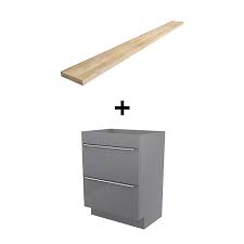 Szafka pod umywalkę goodhome imandra wisząca antracyt to bardzo pakowny i pojemny mebel. Meuble Sous Vasque A Poser Goodhome Imandra Gris 60 Cm Plan De Toilette Hartland 183 Cm A Redecouper Castorama