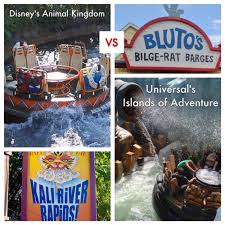 What you are immersed in is water — everywhere. Kali River Rapids Vs Popeye Bluto S Bilge Rat Barges Build A Better Mouse Trip