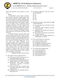 Bhs Indonesia Sbmptn2018ind998