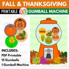 Well, i ran out of l. Gumball Machine Reward Fall Thanksgiving Themed Bubble Gum Classroom Management