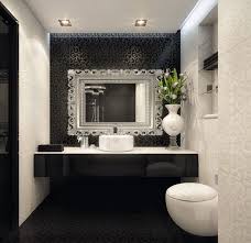 Black And White Accent Wall Bathroom White Bathroom With Black Accent Wall With Images White Bathroom Decor Bathroom Design Black White Bathroom Designs