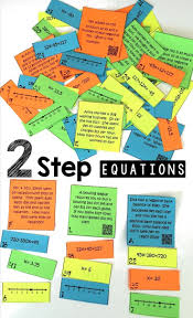 Writing Solving Two Step Equations On A Number Line Two Step Equations Word Problems Math Word Problems