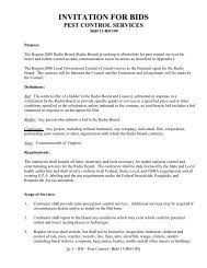 This page has services info and more. Pest Control Services Invitation To Bid 2013 2014