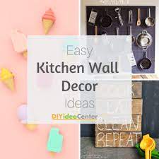 Wood diy kitchen wall decor. 14 Diy Kitchen Wall Decor Ideas Diyideacenter Com