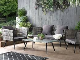 Unwind on our versatile sets that include. 4 Seater Rattan Garden Sofa Set Grey Ragusa Furniture Lamps Accessories Up To 70 Off Avandeo Online Store