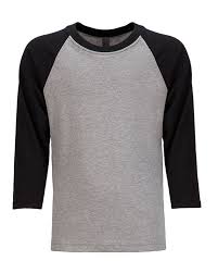 next level nl3352 youth cvc 3 4 sleeve raglan