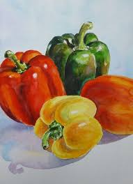 Pin By Valla On Mis Imagenes Vegetable Painting Fruit Painting Original Watercolor Painting