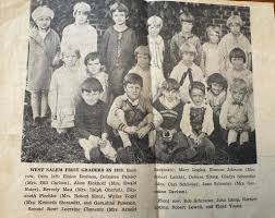 I found this photo of my mom's first grade class in 1939!