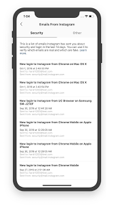 We did not find results for: Instagram On Twitter Heads Up Today We Re Launching A New Feature To Help People Identify Phishing Emails Claiming To Be From Instagram This Account Security Feature Accessed Through Settings Allows Anyone To Check If An Email Claiming To Be From