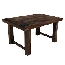 Having a meal should be more than just the process of sitting down and eating. Dallas Ranch Contemporary Solid Wood Rectangular 60 Dining Table