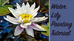 In today's art journal thursday episode i'm going to show you how to paint an acrylic painting inspired by the impressionist claude monet. Water Lily Acrylic Painting Tutorial In Real Time For Intermediate Level Youtube